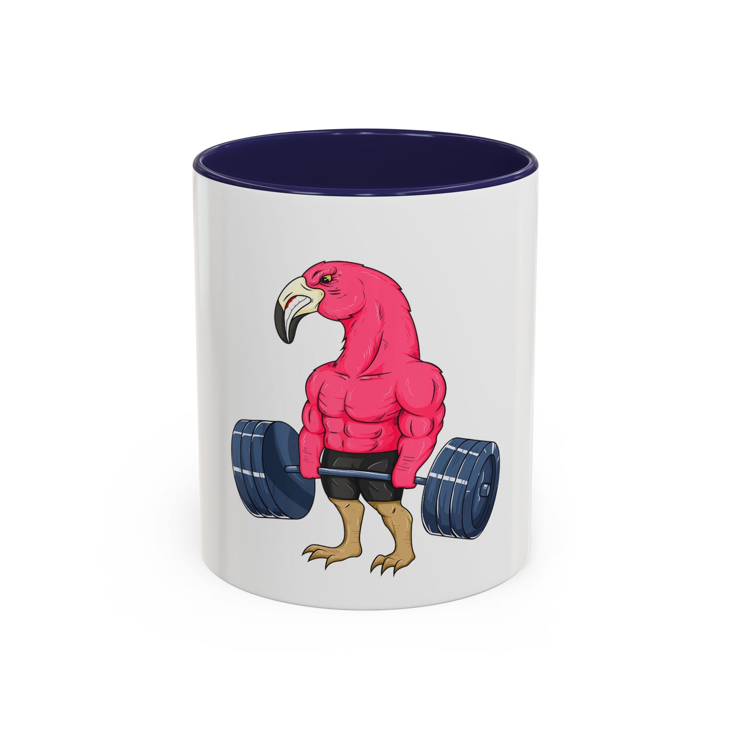 Fun Flamingo Weightlifting Coffee Mug - 11oz & 15oz