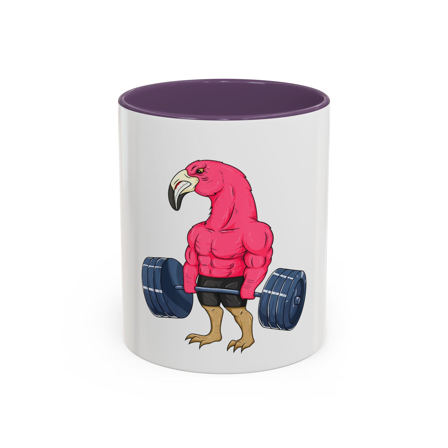 Fun Flamingo Weightlifting Coffee Mug - 11oz & 15oz
