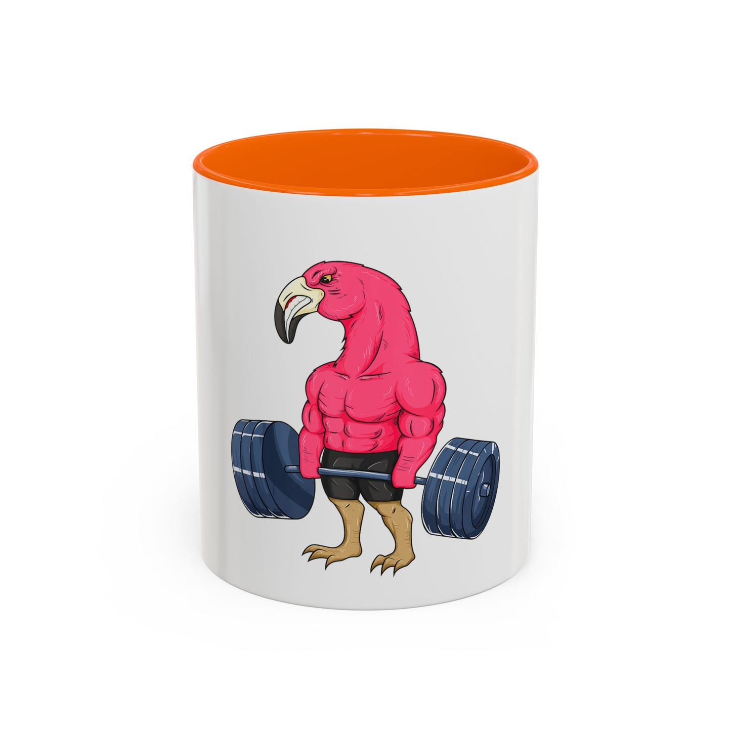 Fun Flamingo Weightlifting Coffee Mug - 11oz & 15oz